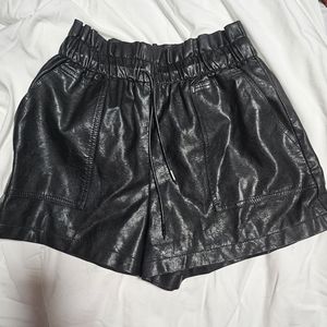 SC leather shorts sz M